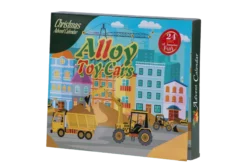 Adventskalender mit Baufahrzeugen