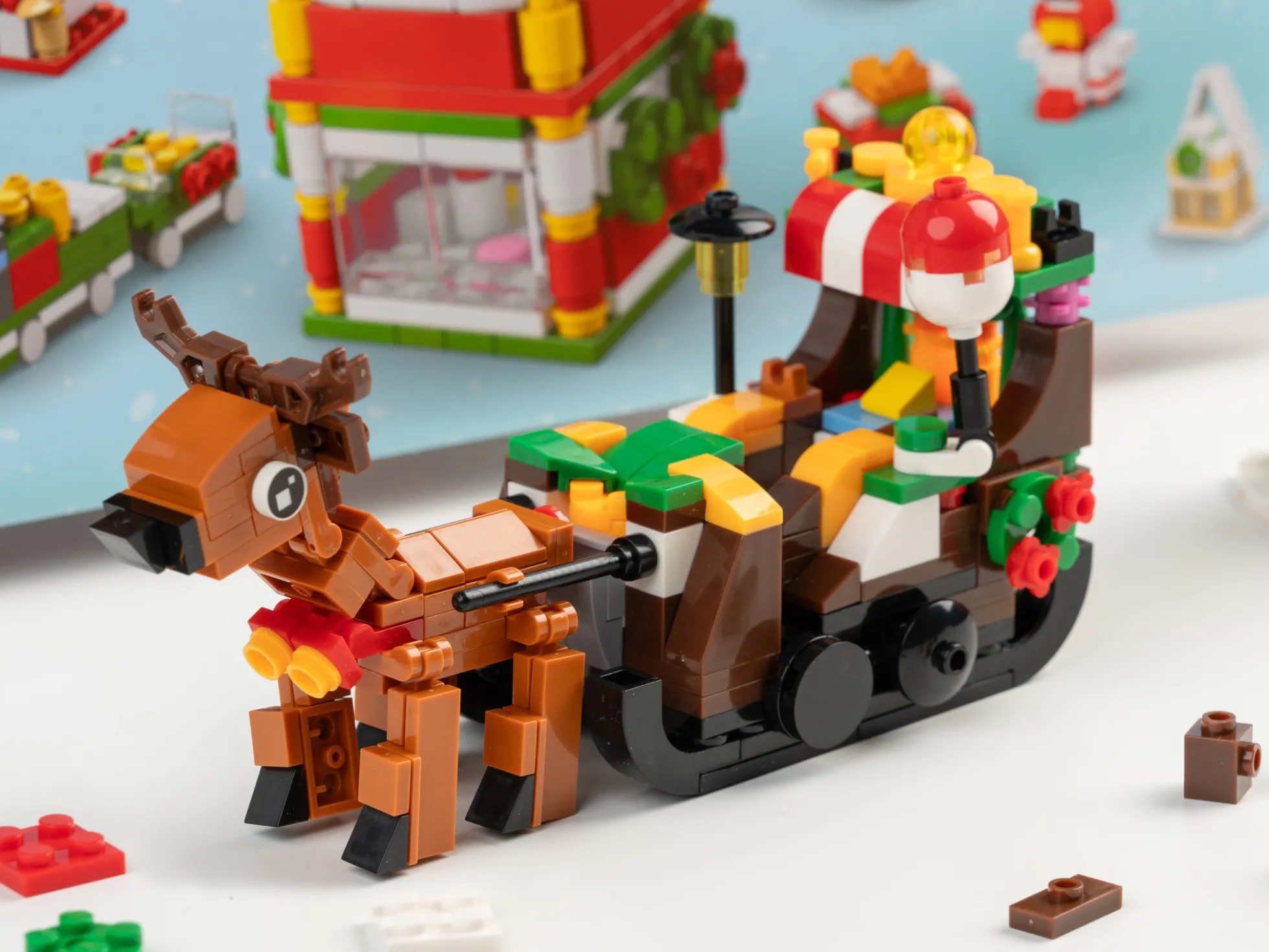 Adventskalender mit Bausteinen