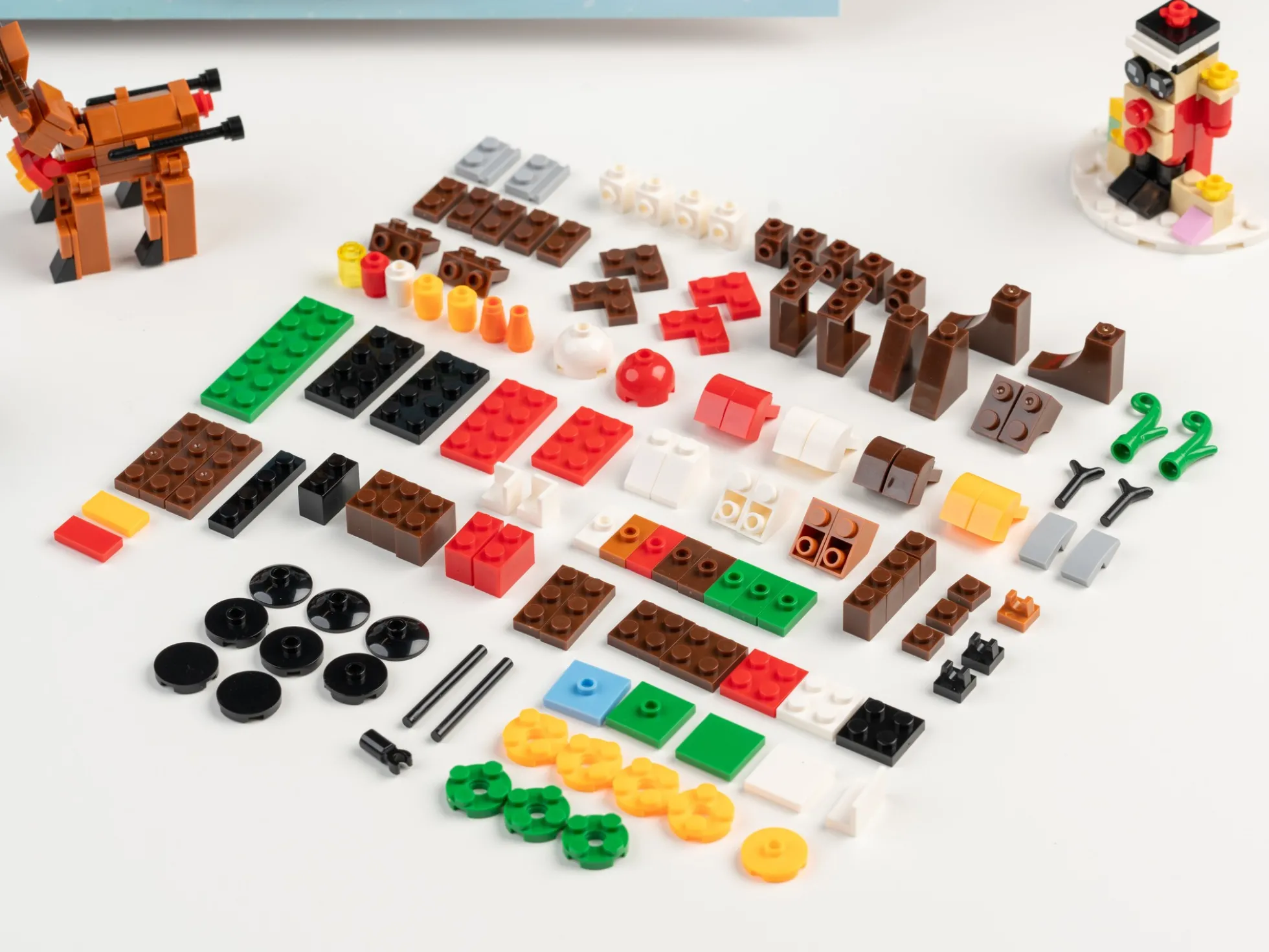 Adventskalender mit Bausteinen