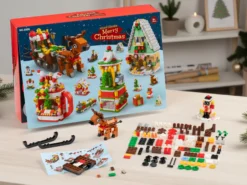 Adventskalender mit Bausteinen