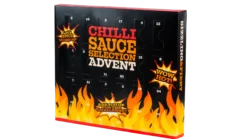 Adventskalender mit Chilisaucen
