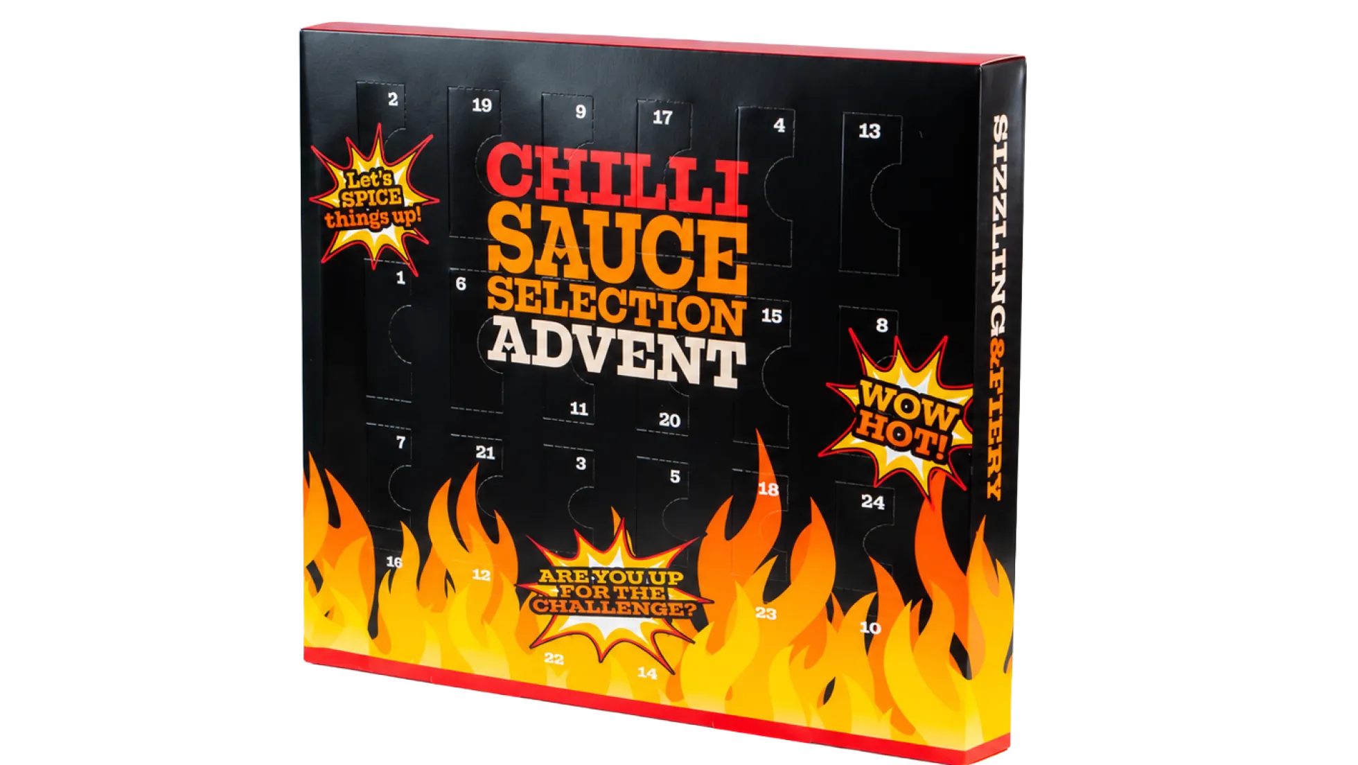 Adventskalender mit Chilisaucen