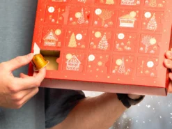 Adventskalender mit Kaffeekapseln