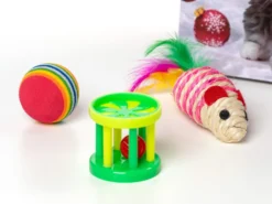 Adventskalender mit Katzenspielzeug