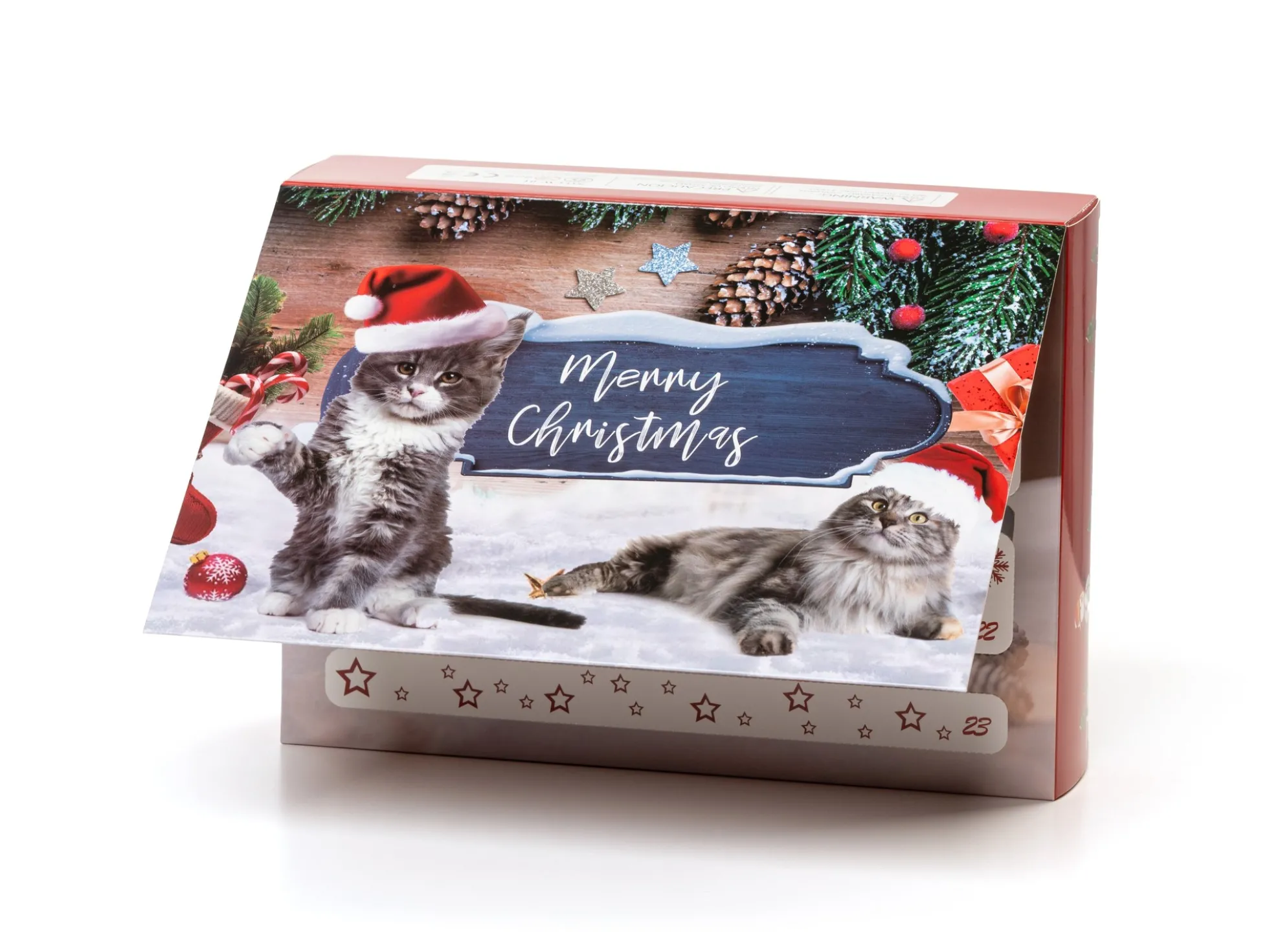 Adventskalender mit Katzenspielzeug