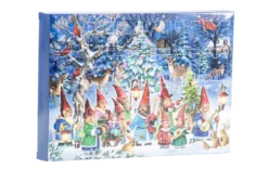 Adventskalender mit kleinen Deko-Wichteln