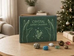 Adventskalender mit Kristallen