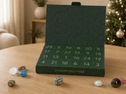 Adventskalender mit Kristallen