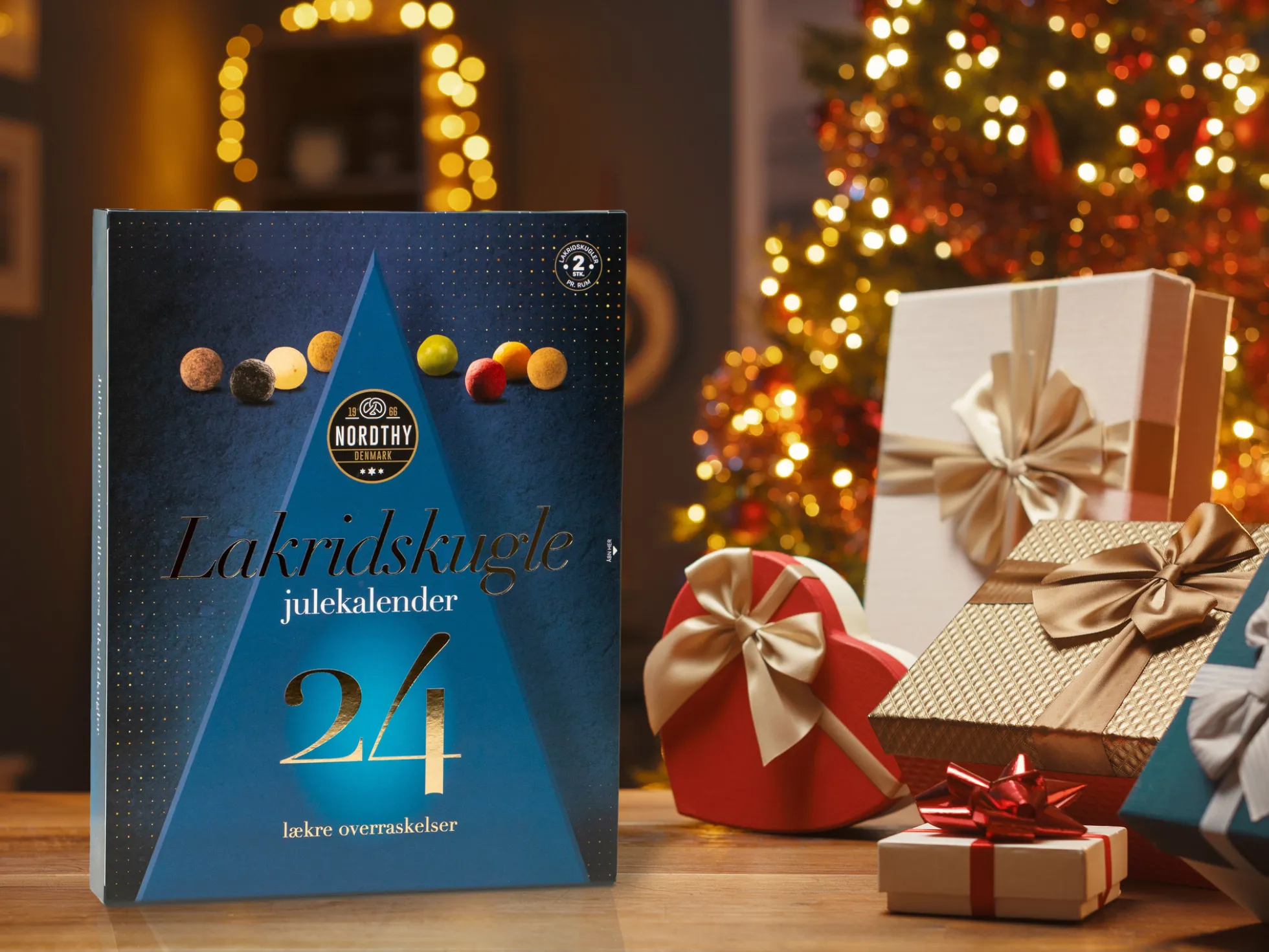 Adventskalender mit Lakritzkugeln von Nordthy
