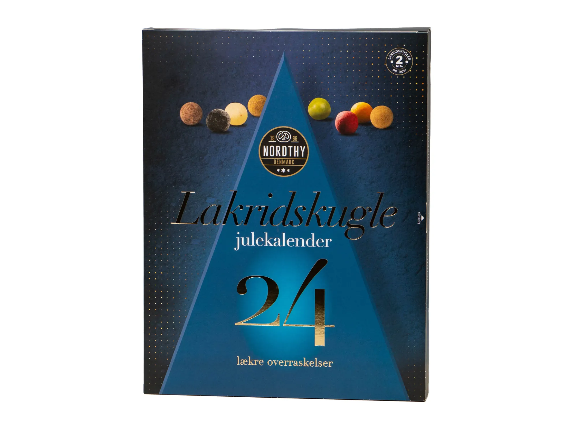Adventskalender mit Lakritzkugeln von Nordthy