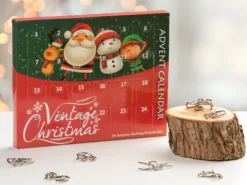 Adventskalender mit Metallpuzzles