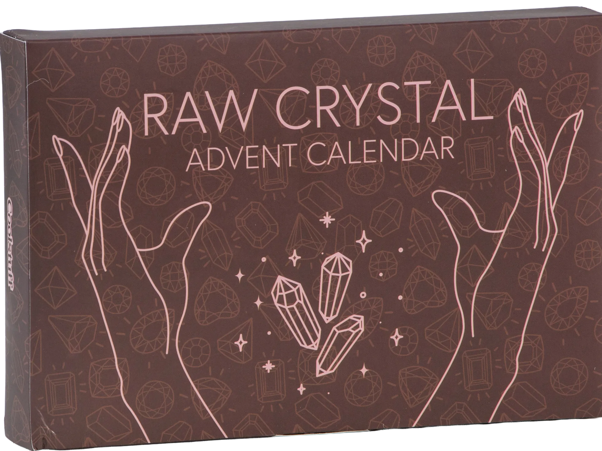 Adventskalender mit Rohkristallen