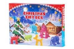 Adventskalender mit Saugnapfspielzeug