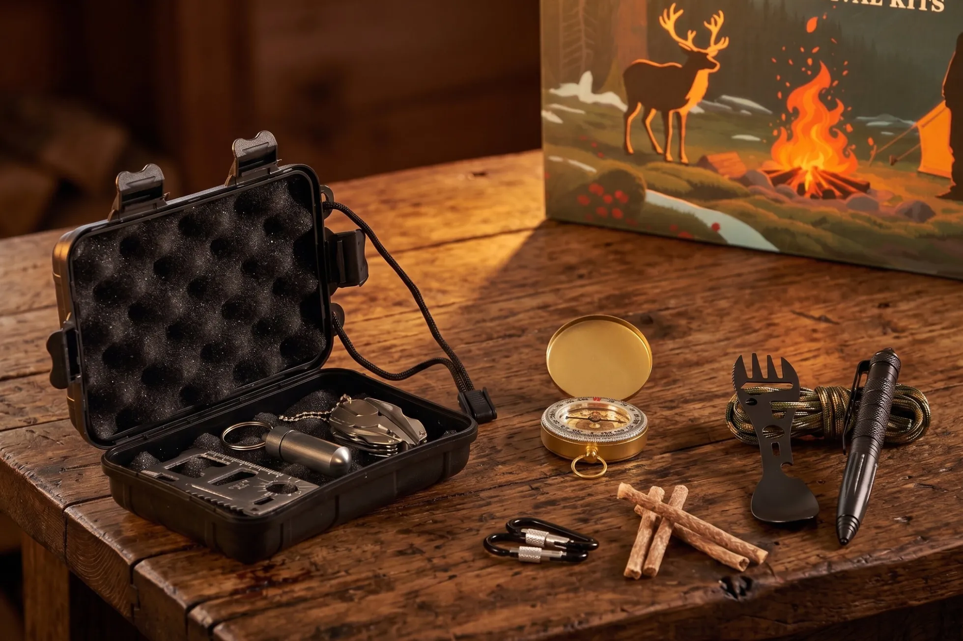 Adventskalender mit Survival-Kit