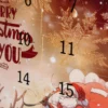Adventskalender mit Weihnachtsfiguren