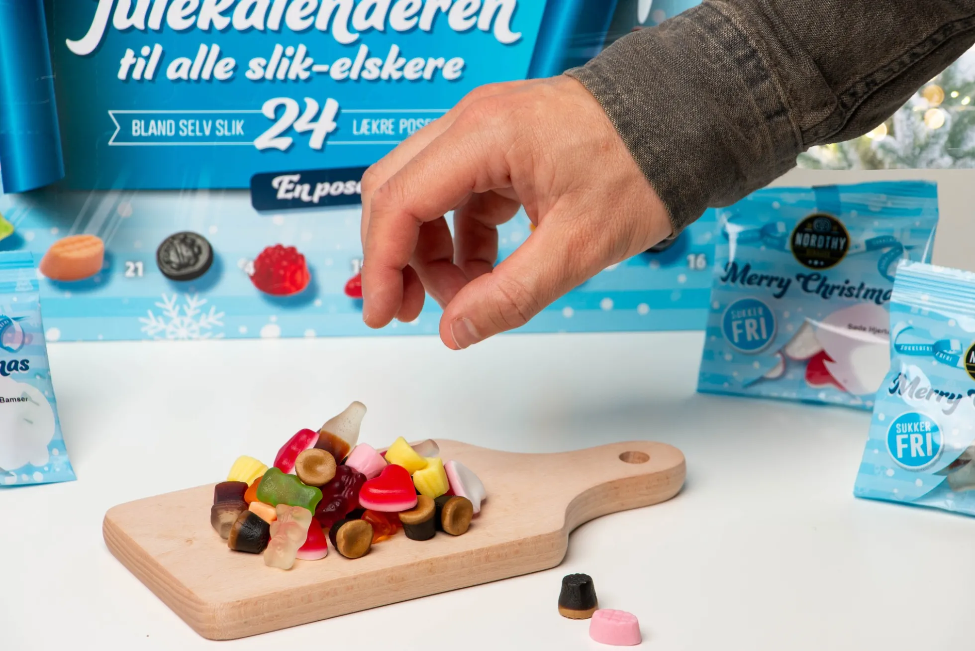 Adventskalender mit zuckerfreien Süßigkeiten - Nordthy