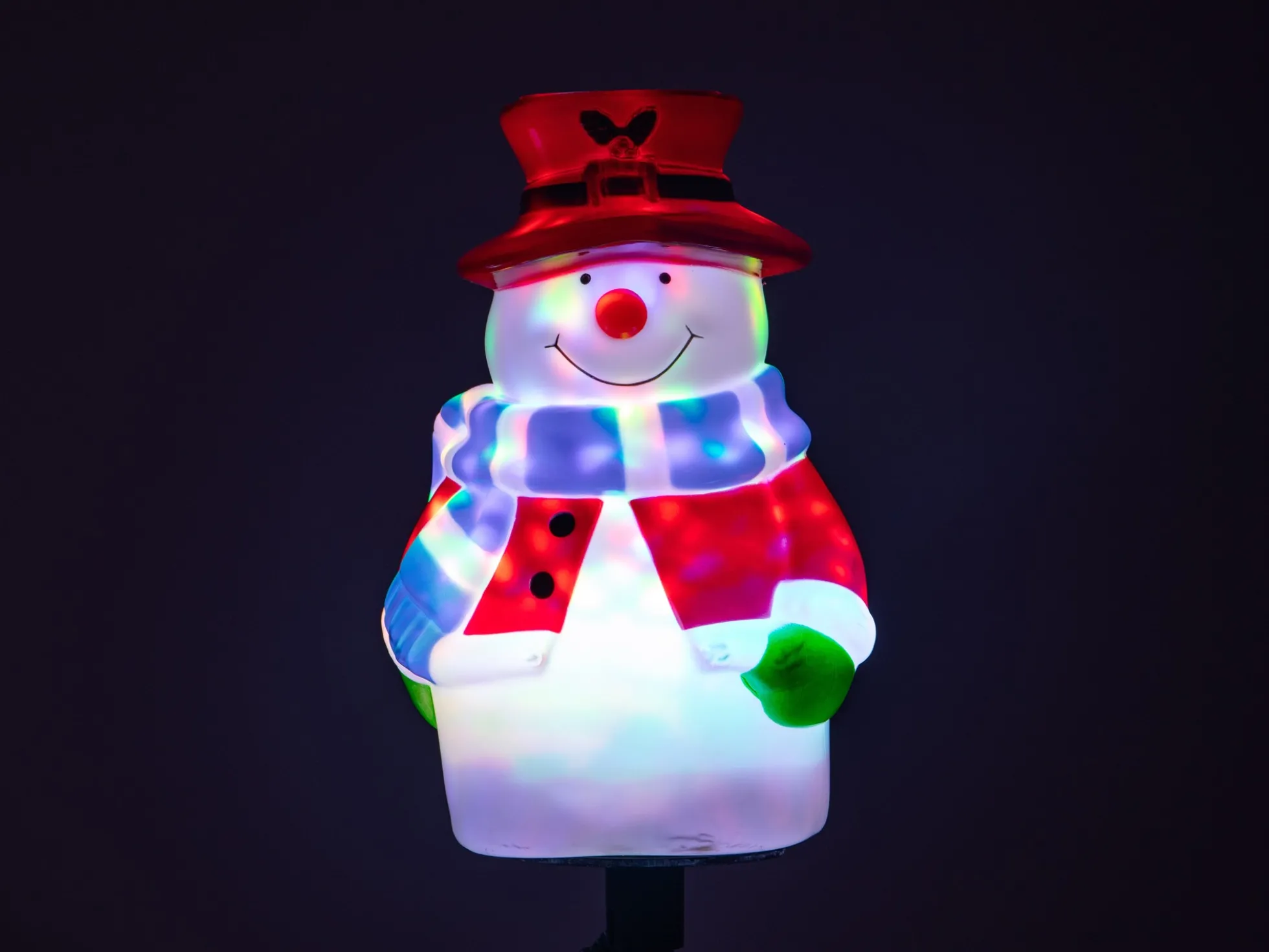 Außenbeleuchtung Mit Weihnachtsfiguren