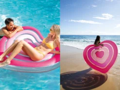 Aufblasbare Badematratze Herz - Intex