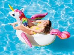 Aufblasbare Luftmatratze Einhorn – Intex