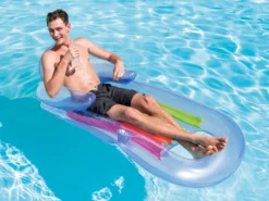 Aufblasbare Luftmatratze mit Rückenlehne – Intex