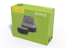 Aufblasbarer Loungesessel mit Fußhocker – Intex
