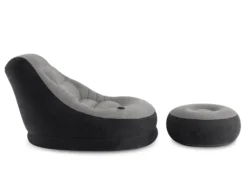 Aufblasbarer Loungesessel mit Fußhocker – Intex