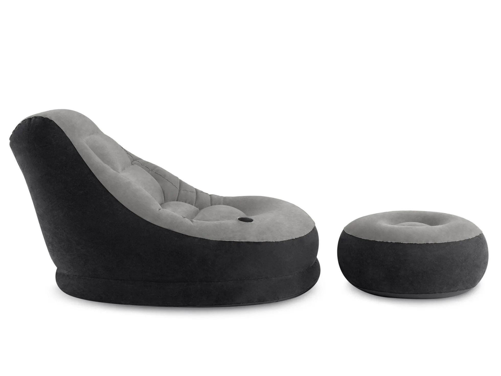 Aufblasbarer Loungesessel mit Fußhocker – Intex