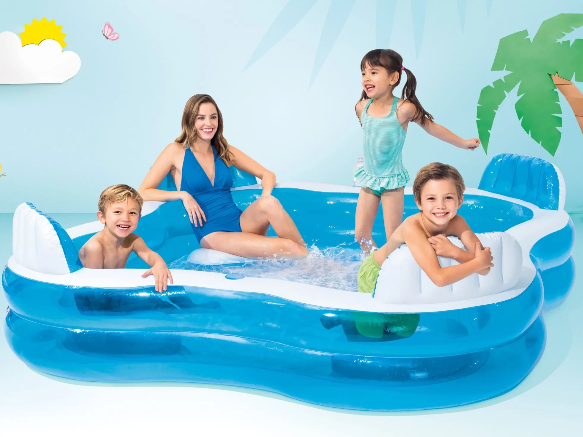 Aufblasbarer Pool - Intex Family Lounge