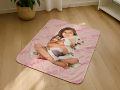 Babydecke mit eigenem Foto & Namen