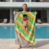 Badetuch mit eigenem Foto – Lustiger Aufdruck