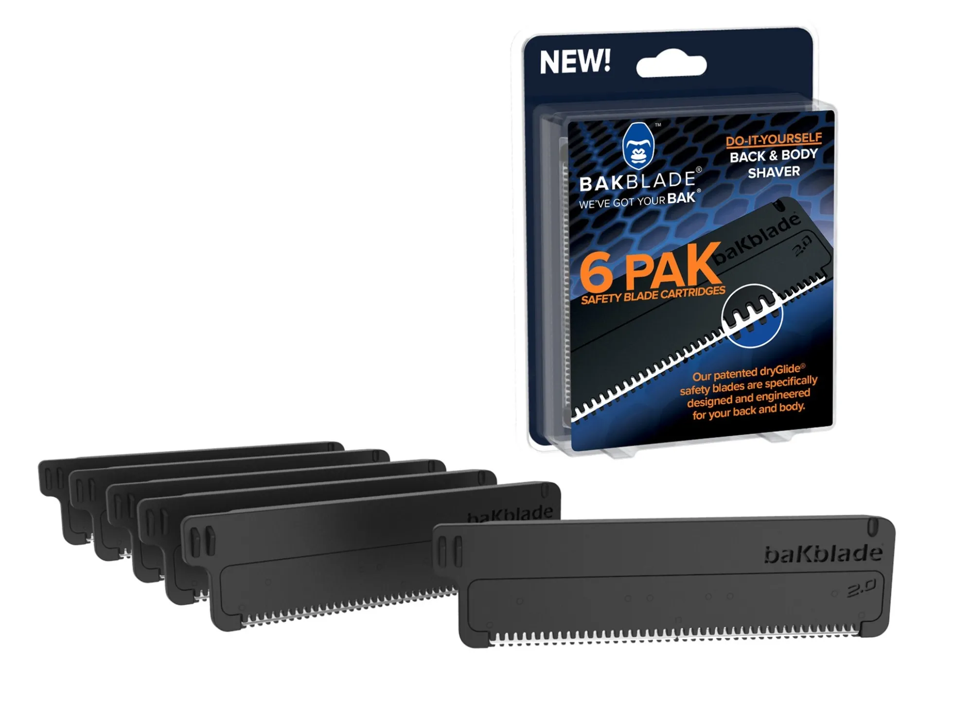Bakblade 2.0 Rückenrasierer