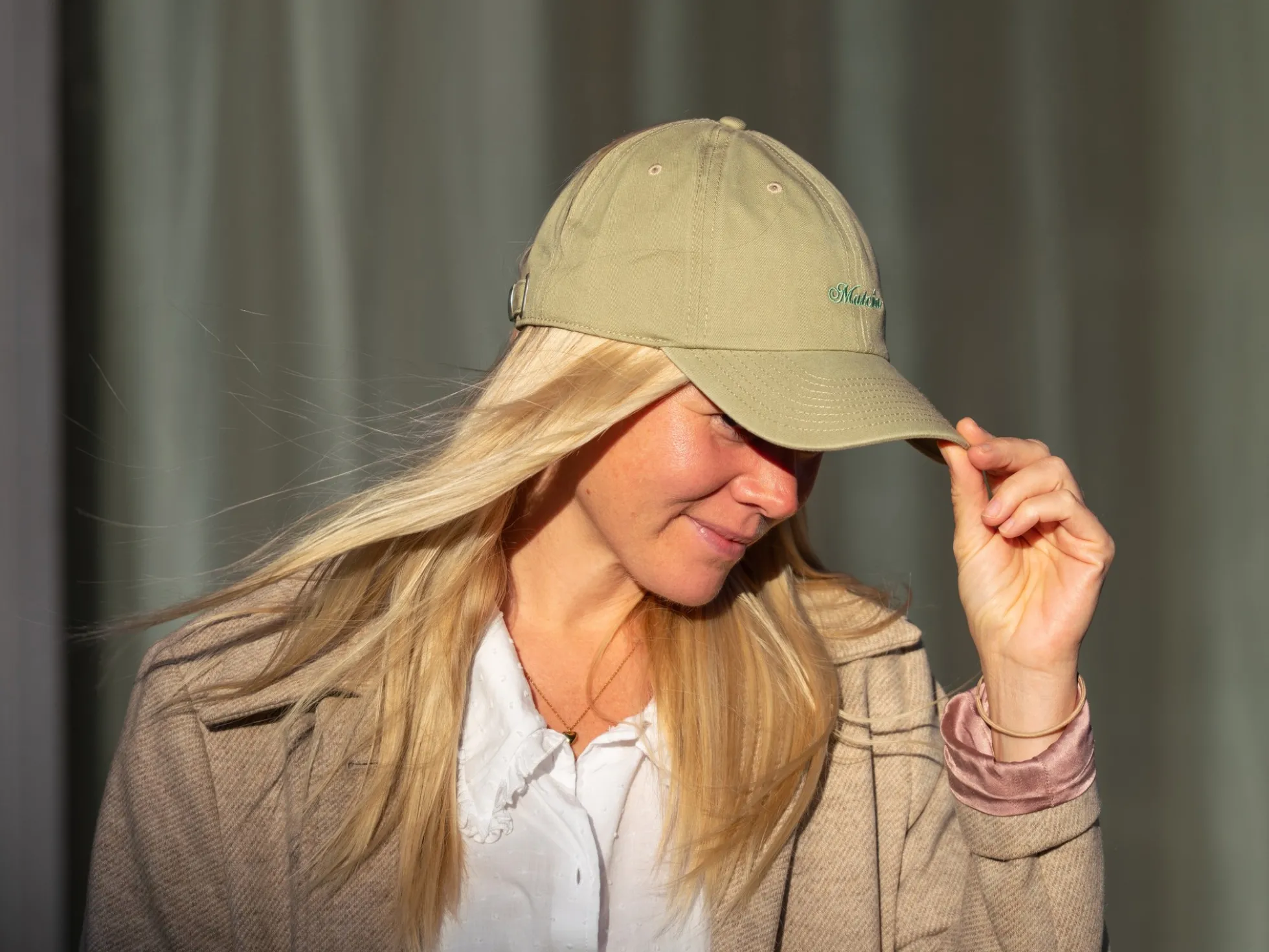 Bestickte Cap – Eigener Text