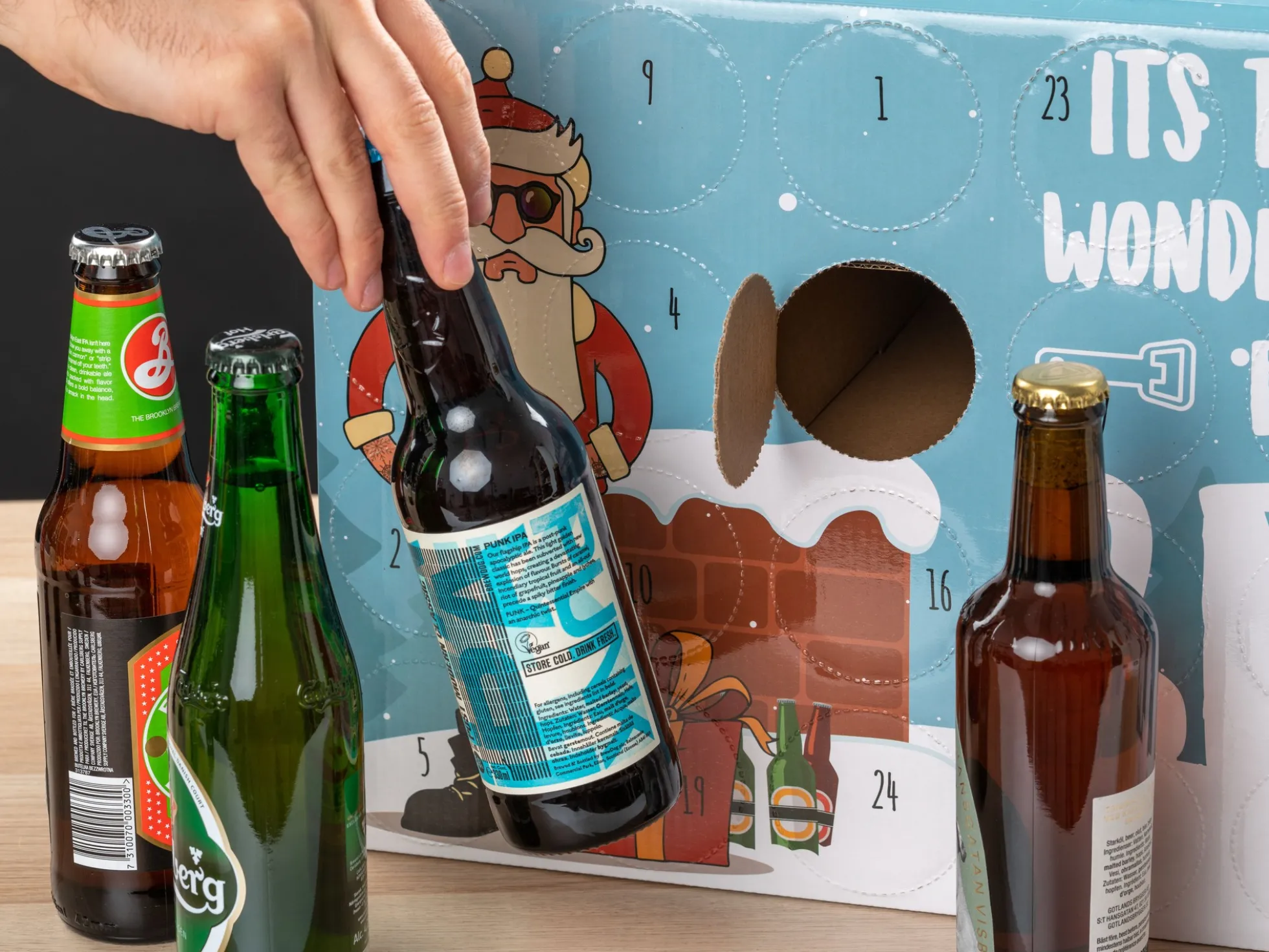 Bier Adventskalender zum Befüllen