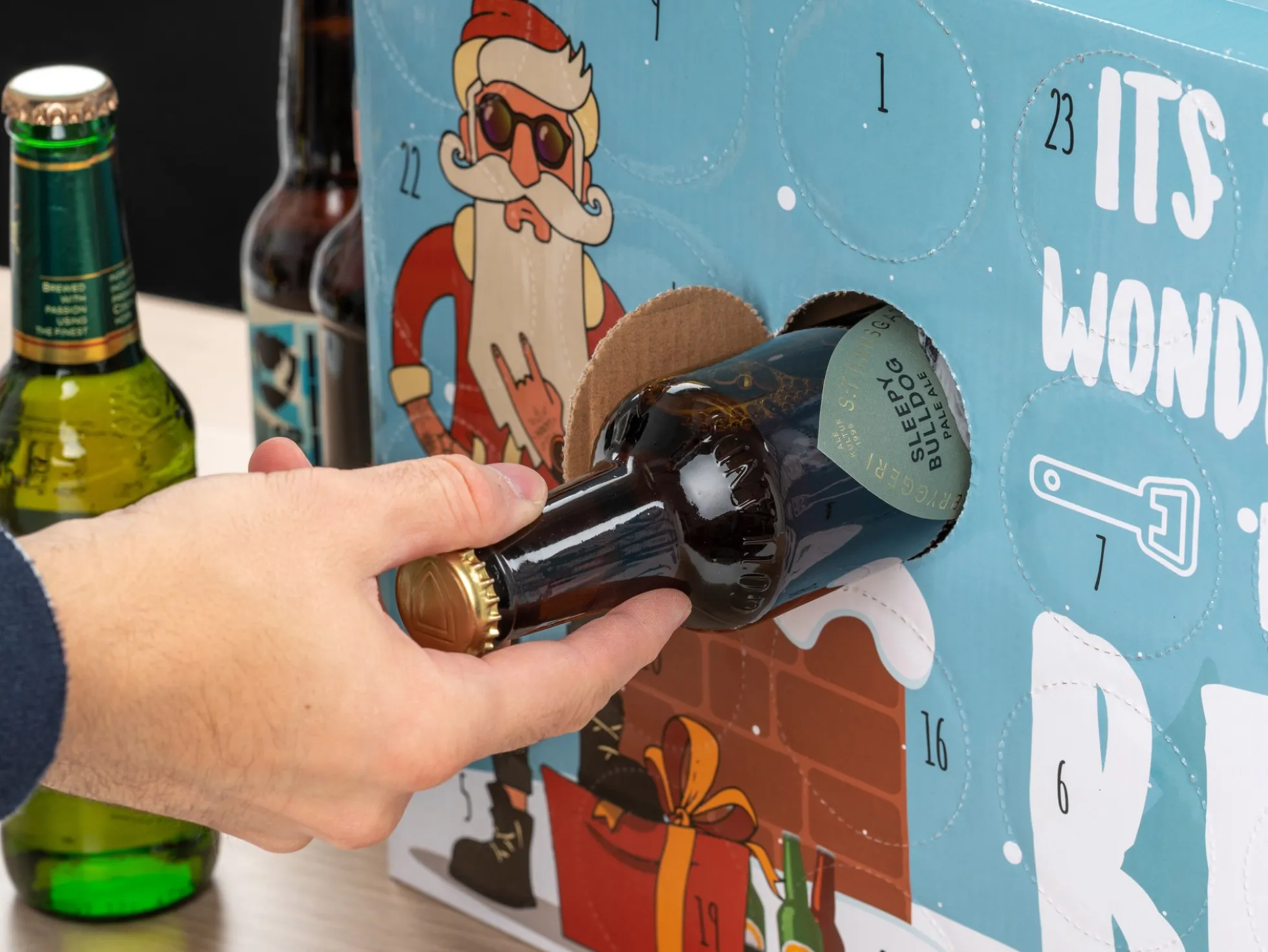 Bier Adventskalender zum Befüllen