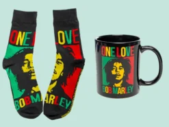 Bob Marley Tasse & Socken Geschenk-Set