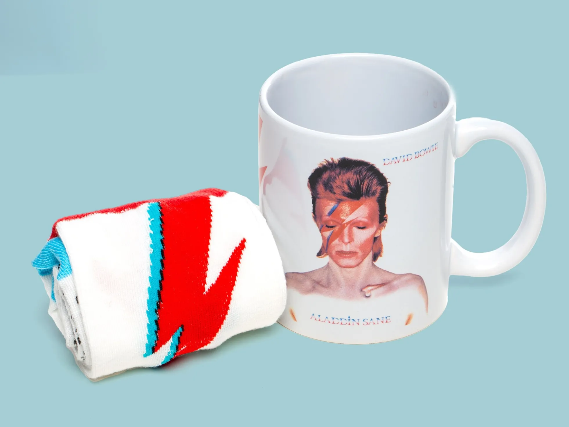 David Bowie Tasse & Socken Geschenk-Set