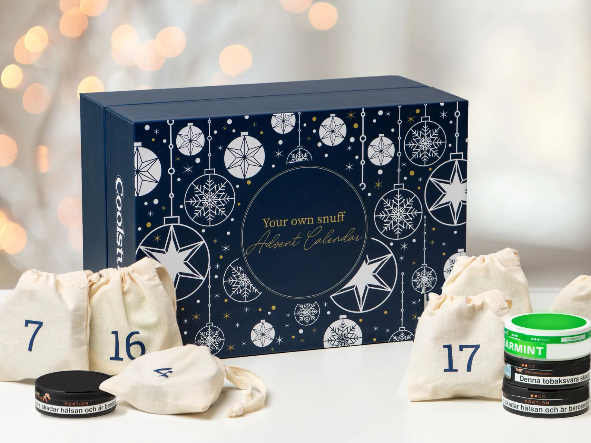Erstelle deinen eigenen Snus-Kalender