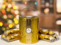 Ferrero Rocher Schokoladenpralinen in Blechdose