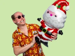 Folienballon Kleiner Weihnachtsmann