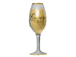 Folienballon Sektglas