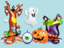 Folienballons Halloween 5er-Pack
