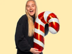 Folienballon Zuckerstange