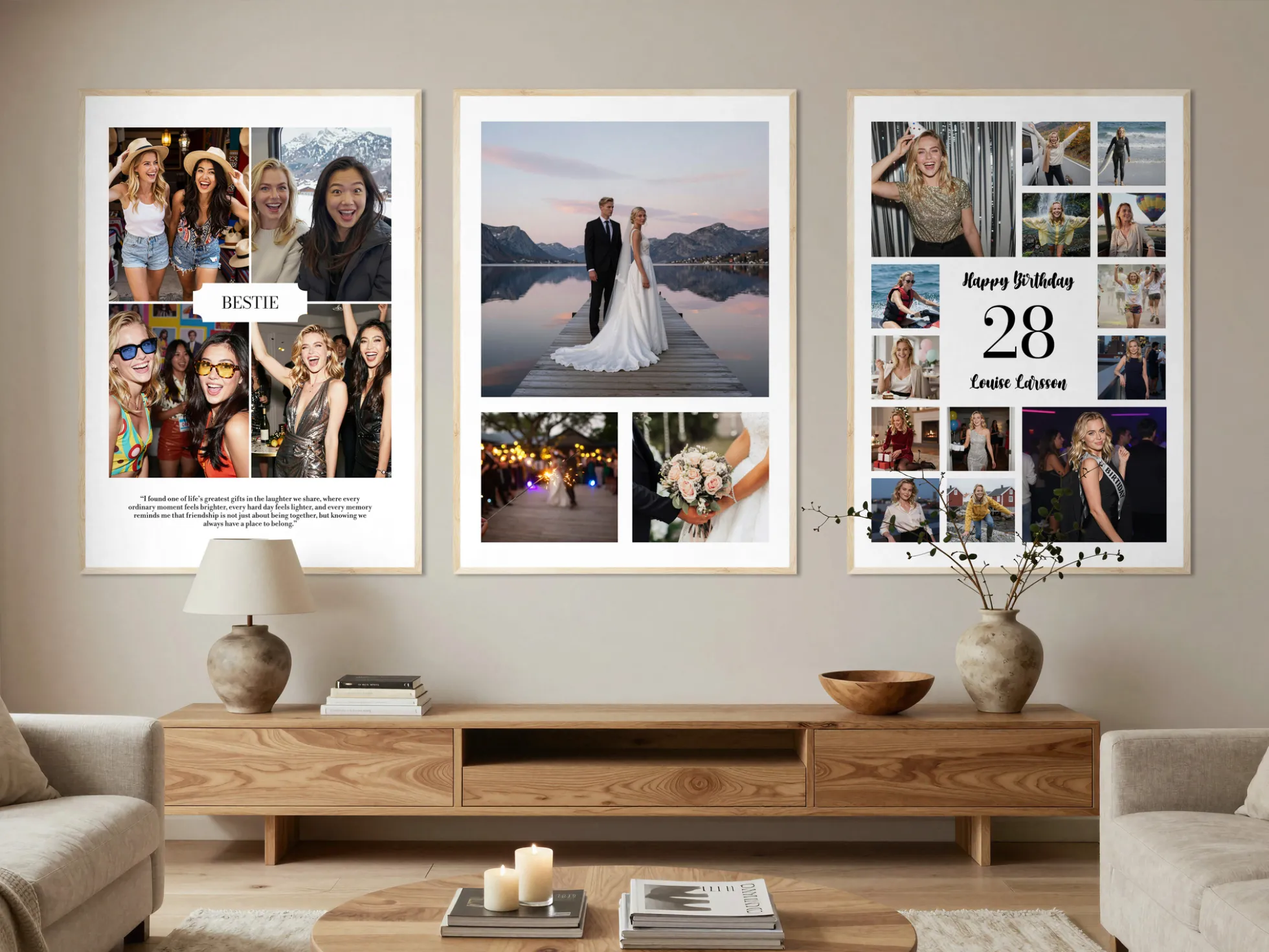 Fotoposter Collage