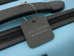 Gepäckschild mit Gravur - Eigener Text