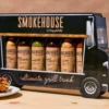 Geschenkbox Grill Truck mit Grillgewürzen & scharfen Soßen – Thoughtfully