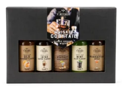 Geschenkbox mit Drinkmixern: Whiskey Cocktail Mixers – Thoughtfully