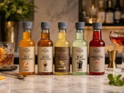 Geschenkbox mit Drinkmixern: Whiskey Cocktail Mixers – Thoughtfully