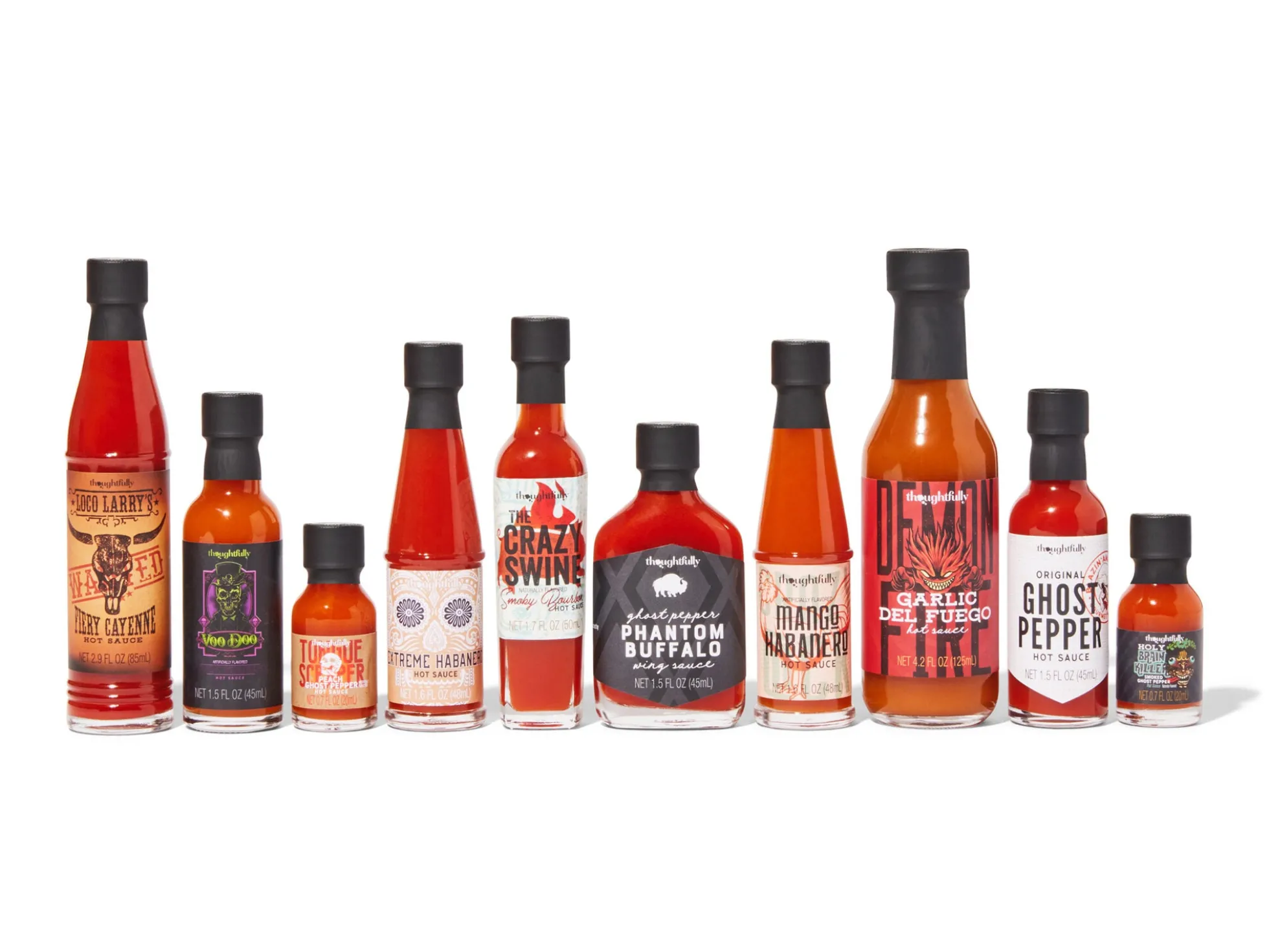 Geschenkbox mit scharfen Soßen: Hot Sauce Challenge – Thoughtfully