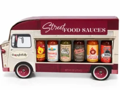 Geschenkbox Streetfood-Truck Hot Sauce Set - Thoughtfully