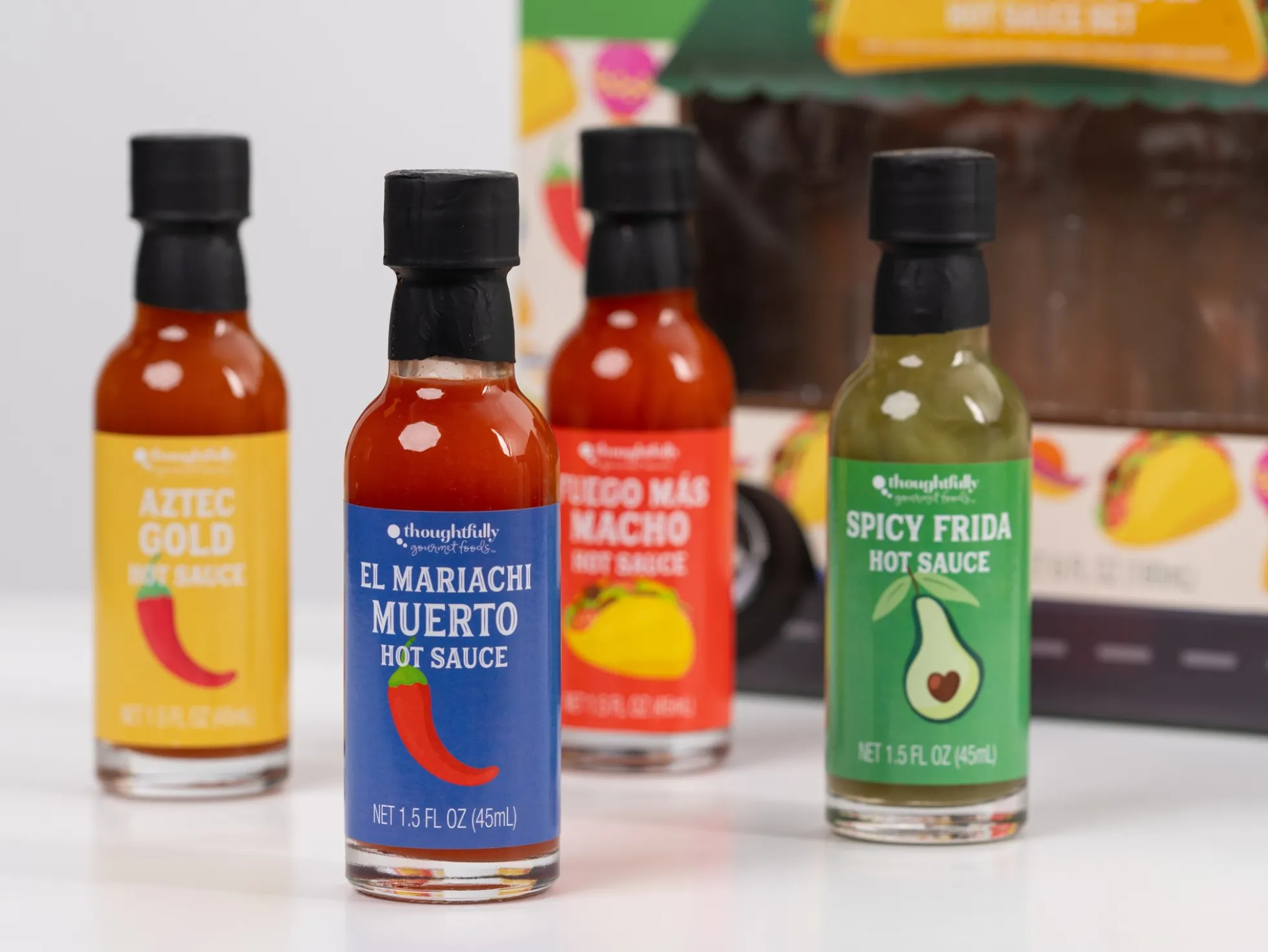 Geschenkbox Taco Truck Hot Sauce Set – Thoughtfully